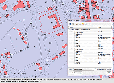 onmaps-Flurstück-WFS